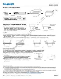 DC08-11CGKWA Datasheet Page 4