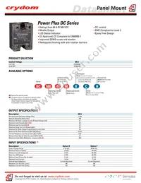 DC500F60C Datasheet Cover