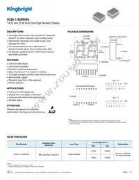 DC56-11SURKWA Datasheet Cover