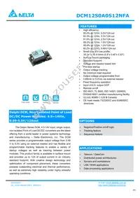 DCM12S0A0S12NFA Datasheet Cover