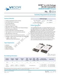DCM3414V50M13C2T01 Datasheet Cover