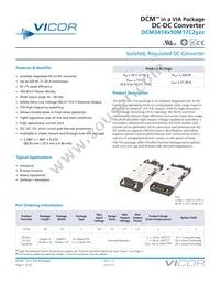 DCM3414V50M17C2C01 Datasheet Cover