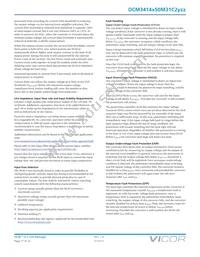 DCM3414V50M31C2T01 Datasheet Page 17