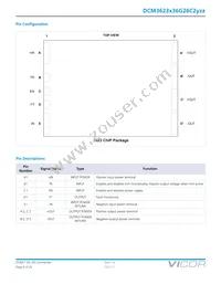 DCM3623T36G26C2M00 Datasheet Page 4