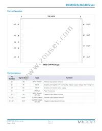 DCM3623T36G40C2M00 Datasheet Page 4