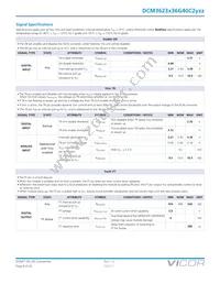 DCM3623T36G40C2M00 Datasheet Page 8