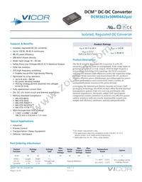 DCM3623T50M04A2M00 Datasheet Cover