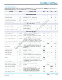 DCM3623T50M04A2M00 Datasheet Page 6