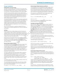 DCM3623T50M04A2M00 Datasheet Page 18