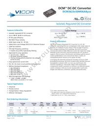 DCM3623T50M06A8M00 Datasheet Cover