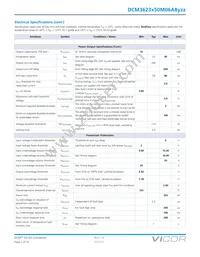 DCM3623T50M06A8M00 Datasheet Page 7
