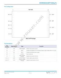 DCM3623T50T13A6M70 Datasheet Page 3