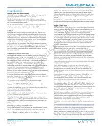 DCM3623T50T13A6M70 Datasheet Page 17