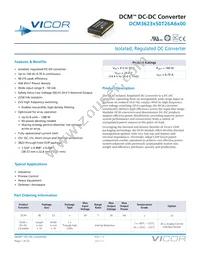 DCM3623T50T26A6M00 Datasheet Cover