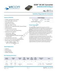 DCM3623T50T31A6M00 Datasheet Cover