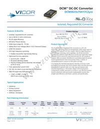 DCM3623T75H17C2M00 Datasheet Cover