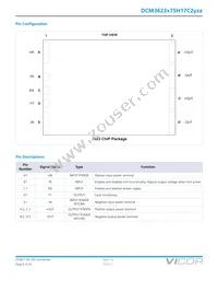 DCM3623T75H17C2M00 Datasheet Page 4