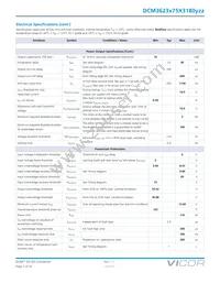 DCM3623T75X3180T00 Datasheet Page 7