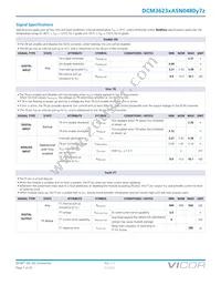 DCM3623TA5N0480M70 Datasheet Page 7