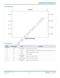 DCM3623TA5N06A2M70 Datasheet Page 3