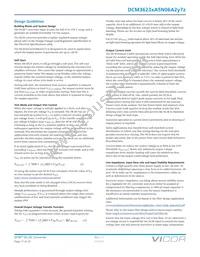 DCM3623TA5N06A2M70 Datasheet Page 17