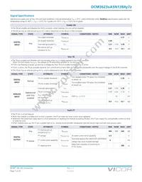 DCM3623TA5N13B4M70 Datasheet Page 7