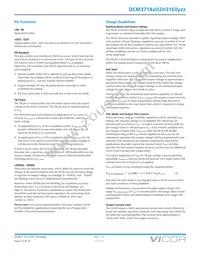 DCM3714BD2H31E0C05 Datasheet Page 16