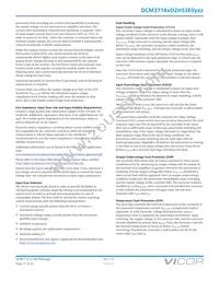 DCM3714VD2H53E0T01 Datasheet Page 17