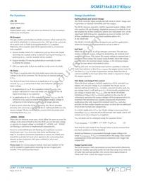 DCM3714VD2K31E0C01 Datasheet Page 16