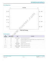 DCM4623TD2K26E0M70 Datasheet Page 3