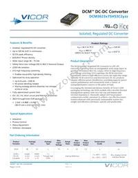 DCM48AP480T320A50 Datasheet Cover