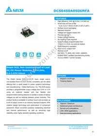 DCS04S0A0S06NFA Datasheet Cover