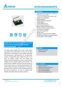 DCS04S0A0S06PFA Datasheet Cover