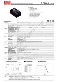 DCW08C-05 Datasheet Cover