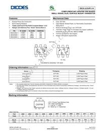 DCX142TH-7 Datasheet Cover