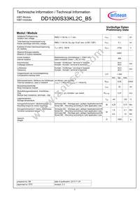 DD1200S33KL2CB5NOSA1 Datasheet Page 2