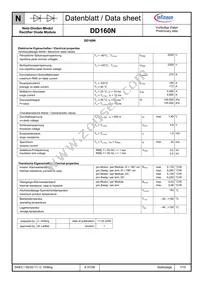 DD160N22KHPSA1 Datasheet Cover