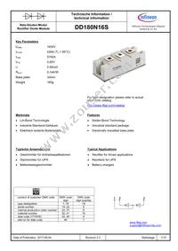 DD180N16SHPSA1 Datasheet Cover