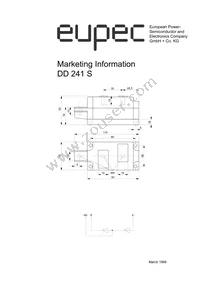 DD241S14KKHPSA1 Datasheet Cover