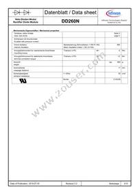 DD260N16KKHPSA1 Datasheet Page 3