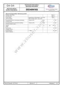 DD340N16SHPSA1 Datasheet Page 3