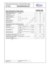 DD400S33KL2CNOSA1 Datasheet Cover