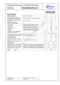 DD400S33KL2CNOSA1 Datasheet Page 2