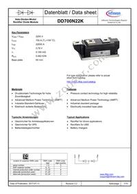 DD700N22KHPSA3 Datasheet Cover