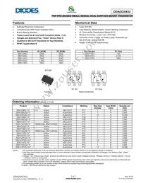 DDA113TU-7-F Datasheet Cover
