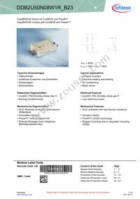 DDB2U50N08W1RB23BOMA2 Datasheet Cover