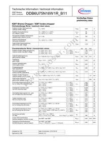 DDB6U75N16W1RB11BOMA1 Datasheet Page 3