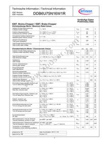 DDB6U75N16W1RBOMA1 Datasheet Page 2