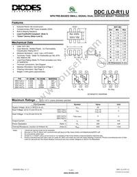 DDC142TU-7-F Datasheet Cover