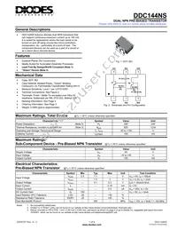 DDC144NS-7 Datasheet Cover